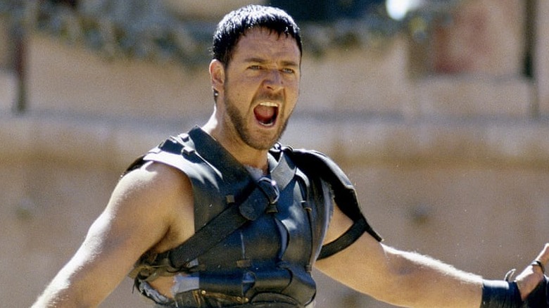 Maximus fighting in battle