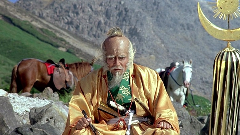 Lord Hidetora Ichimonji looking intense in Ran