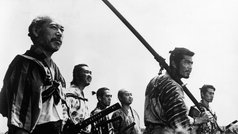 Six of the seven leads of Seven Samurai assembled (1954)