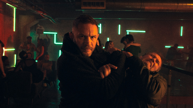 Patrick Walker holding a thug in Havoc