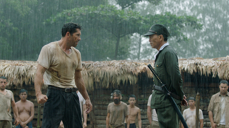 James Wright facing off against Peter Shinkoda's Lt. Col. Benjiro Ito in Prisoner of War