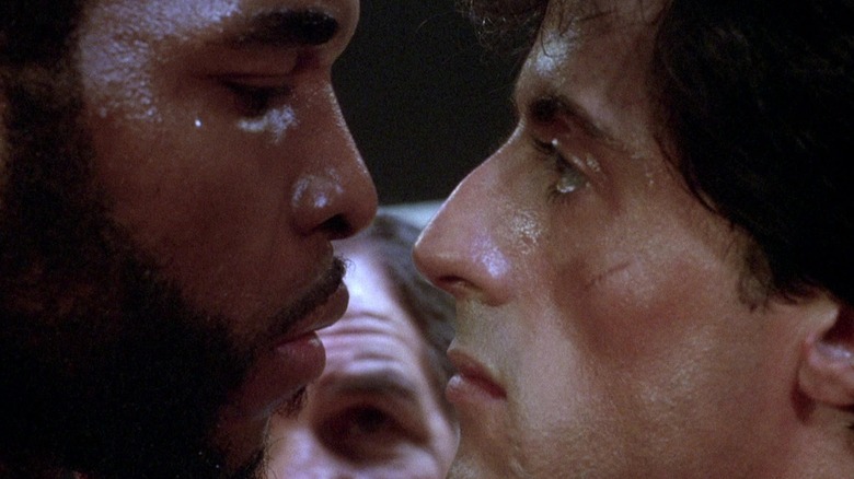 Rocky and Clubber Lang face off