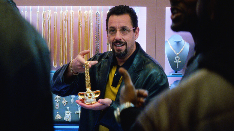 Howard Ratner shows off jewelry
