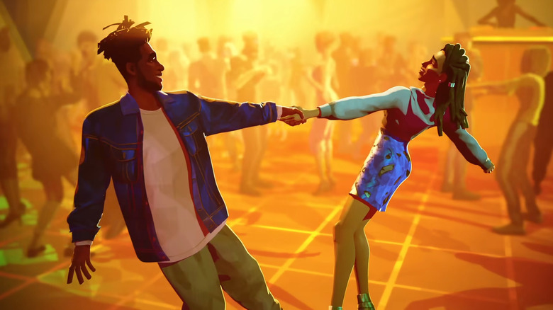 Jabari and Meadow dance
