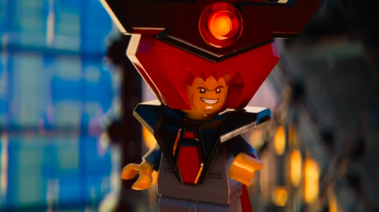 Lord Business smiling villainously in The Lego Movie