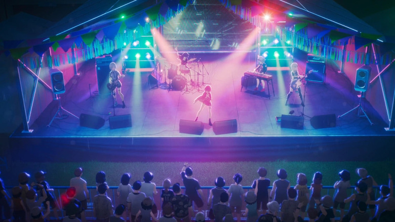 Togenashi Togeari takes the stage in Girls Band Cry