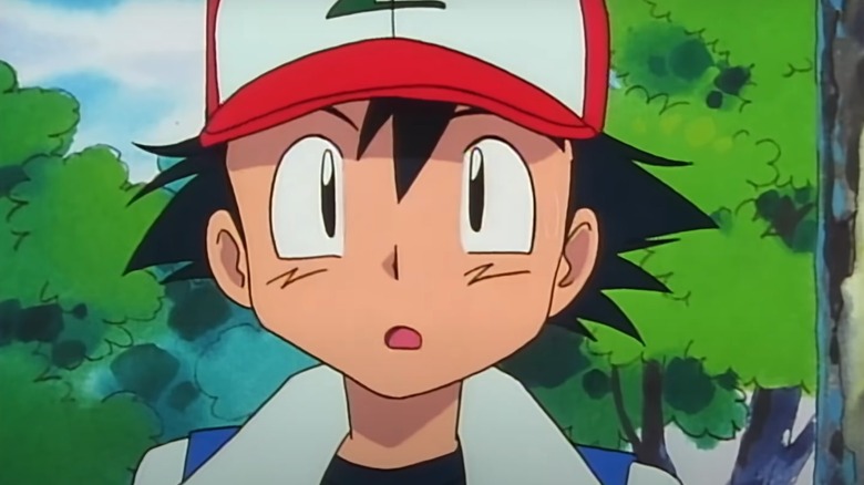 Ash looks surprised