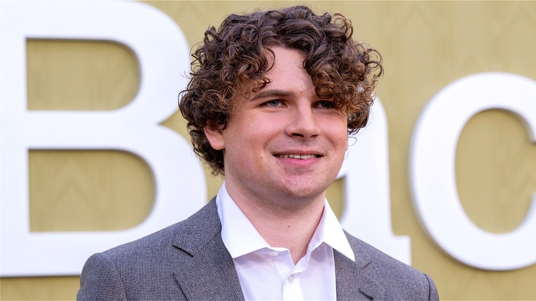 Kane Parsons smiling at the Los Angeles Special Screening of A24's 
