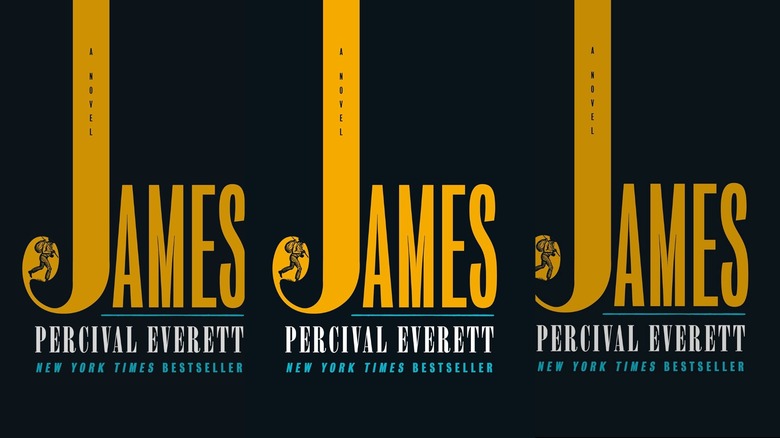 Three copies of the cover James by Percival Everett