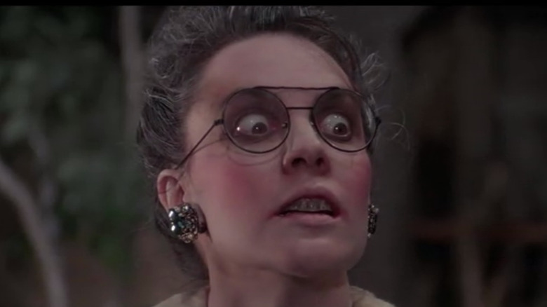 Creedence Gielgud gives a wide-eyed glare