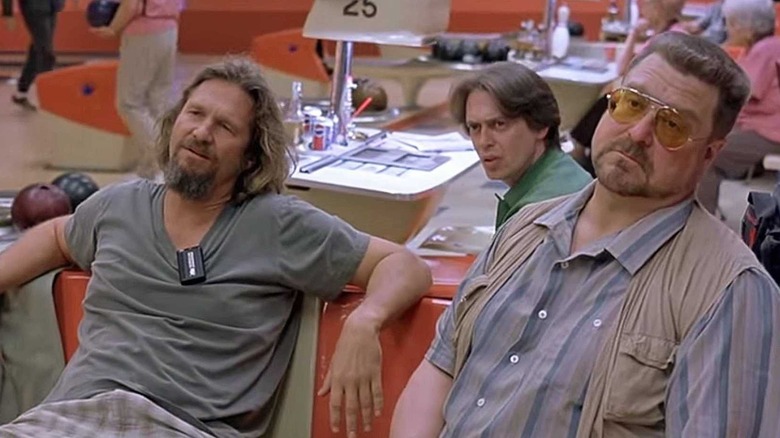 cast of big lebowski at bowling alley