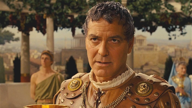 George Clooney wearing a costume