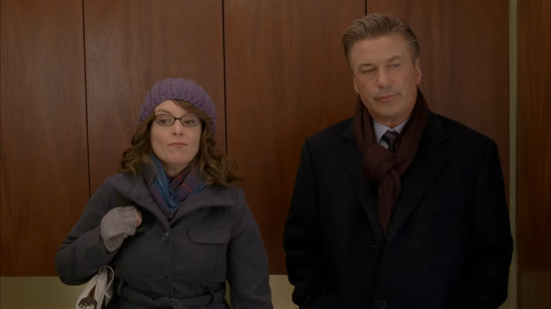 Tina Fey with Alec Baldwin