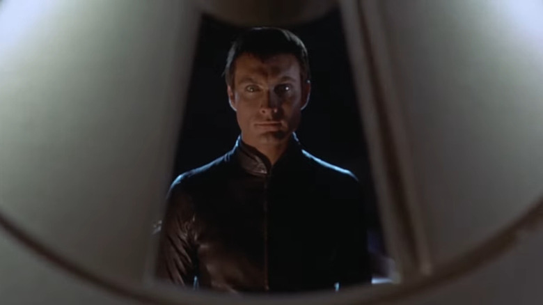 Diabolik opens his safe in "Danger: Diabolik" (1968)