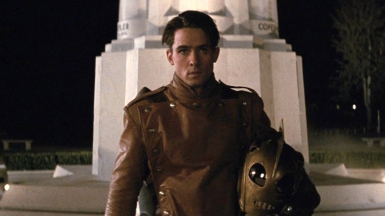 Cliff unmasks in "The Rocketeer" (1991)