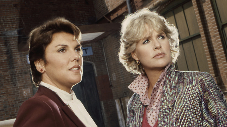 Mary Beth Lacey and Christine Cagney on the case in "Cagney and Lacey" (1982-1988)