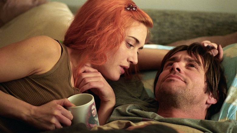 Joel and Clementine in bed together in "Eternal Sunshine of the Spotless Mind"