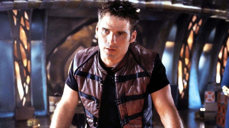 John Crichton looking ahead in "Farscape"