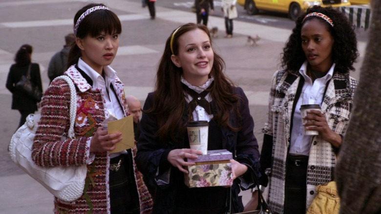 Girls head to school