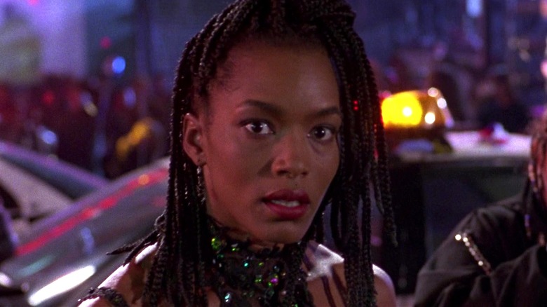 Mace attends a New Years Eve party in "Strange Days" (1995)