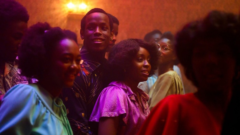 Franklyn, Martha, and others party in "Small Axe: Lovers Rock" (2020)