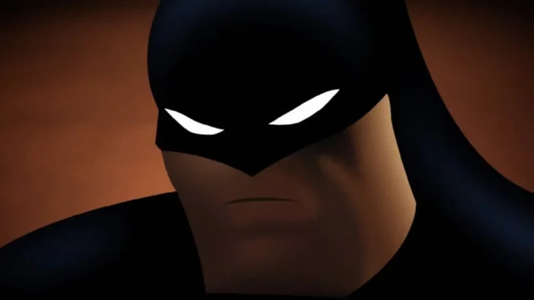 Batman scowls on Batman: The Animated Series (1992-1995)