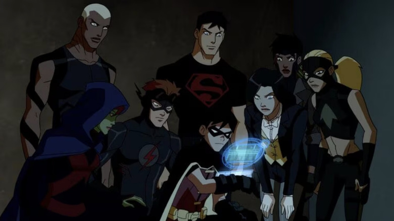 The Team in stealth mode on Young Justice (2010-2022)