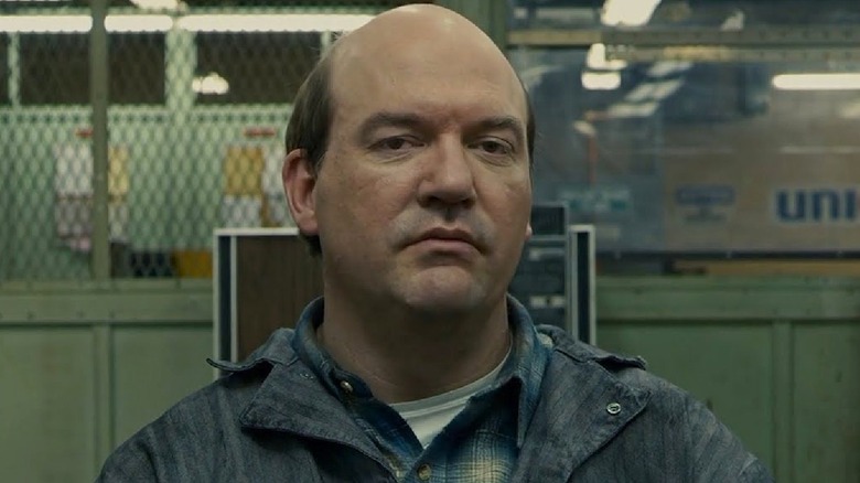 Arthur Leigh Allen smirks during his police interview in "Zodiac" (2007)
