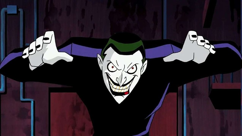 The Joker preparing to strike in "Batman Beyond: Return of the Joker"