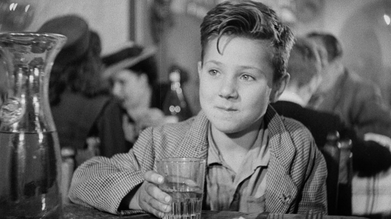 Bruno Ricci with glass of water