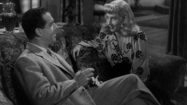 Walter and Phyllis on couch