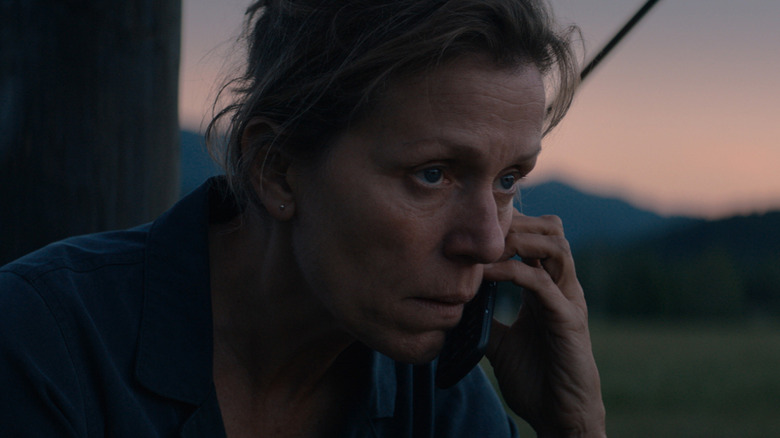 Mildred Hayes on phone