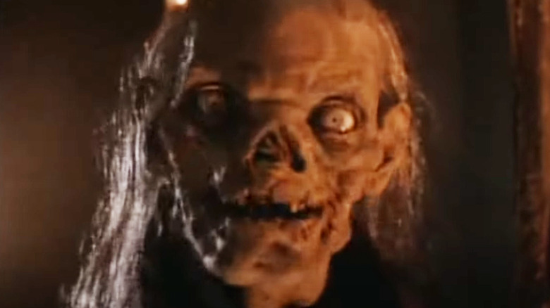 The Cryptkeeper grinning ghoulishly