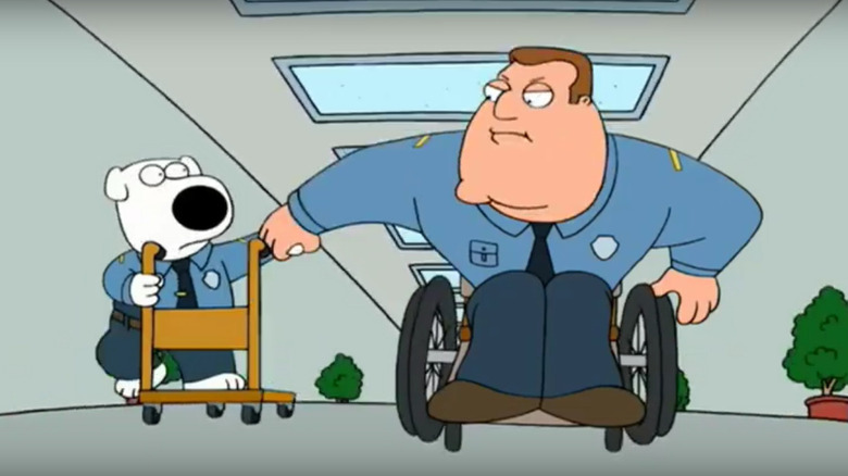Brian and Joe in uniform