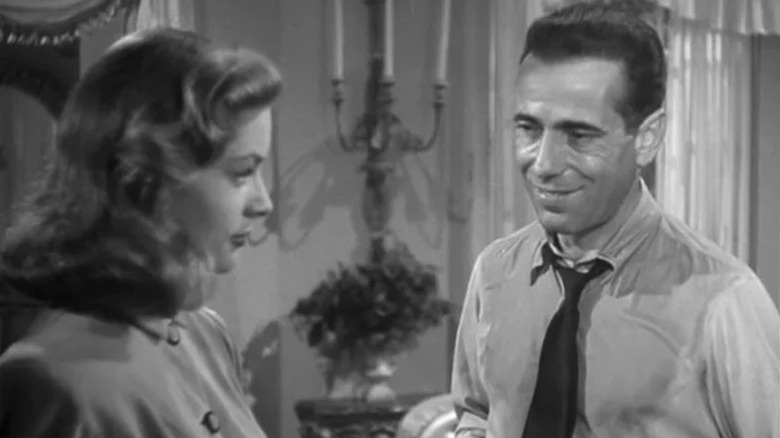 Bacall and Bogart in The Big Sleep