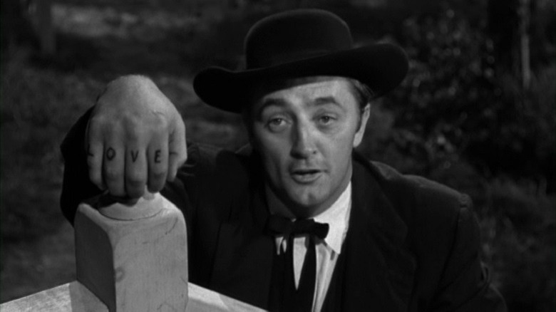 Robert Mitchum in The Night of the Hunter