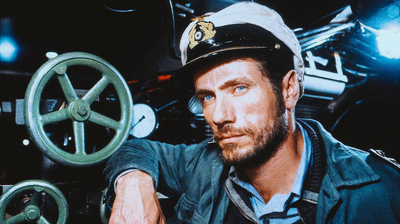 the captain on board his submarine in Das Boot (1981)