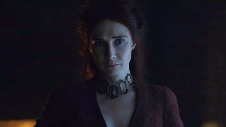 Melisandre examining her body