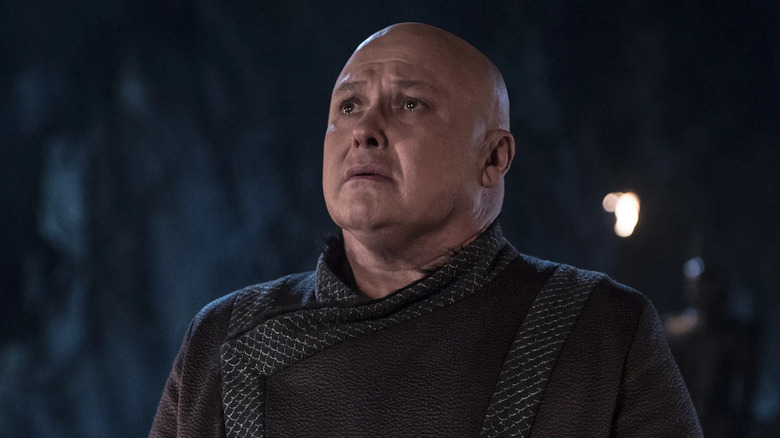Varys about to be executed on Dragonstone