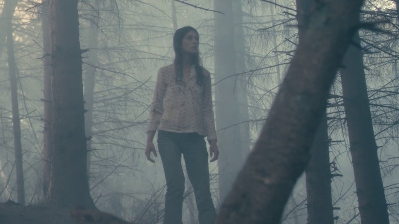 Charlotte Gainsbourg in forest