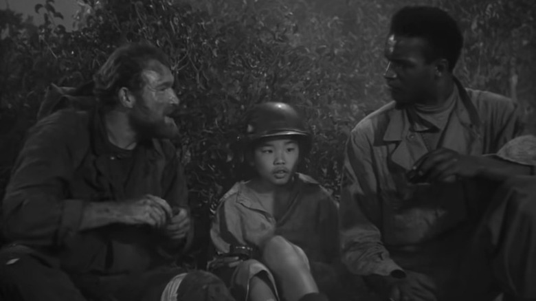 Steel Helmet soldiers together