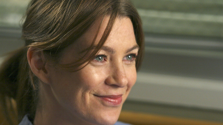 Meredith Grey smiling