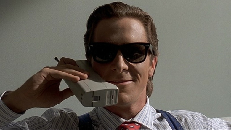 Patrick Bateman smiling