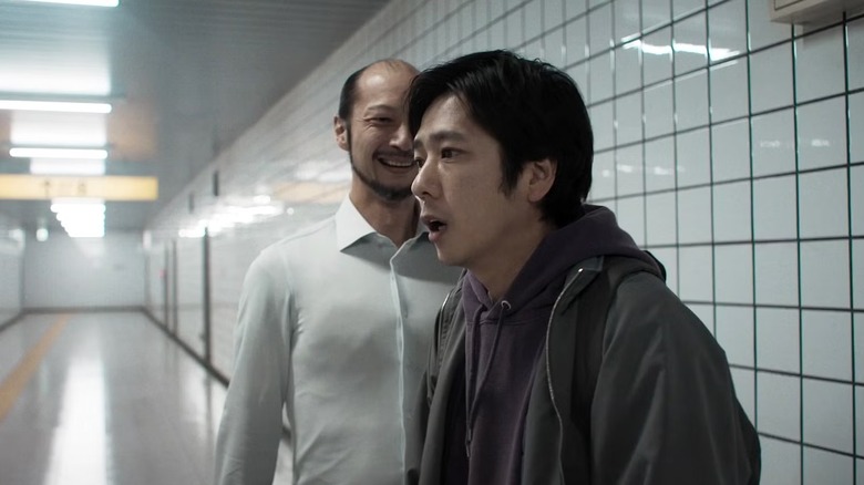 The Lost Man realizing he's not alone in "Exit 8"