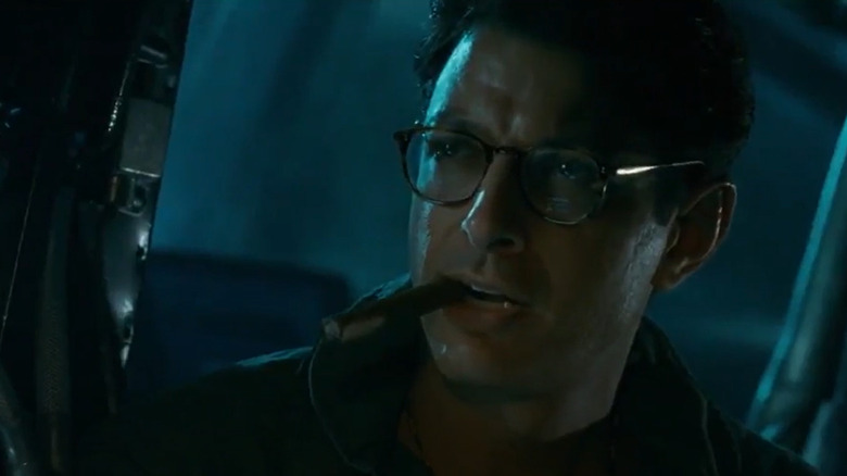 David smoking a cigar