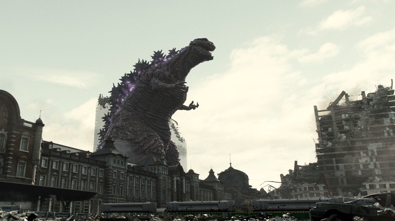 Godzilla attacks