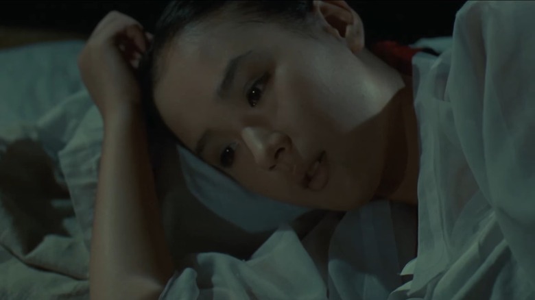 Ok-nyeo Kang rests