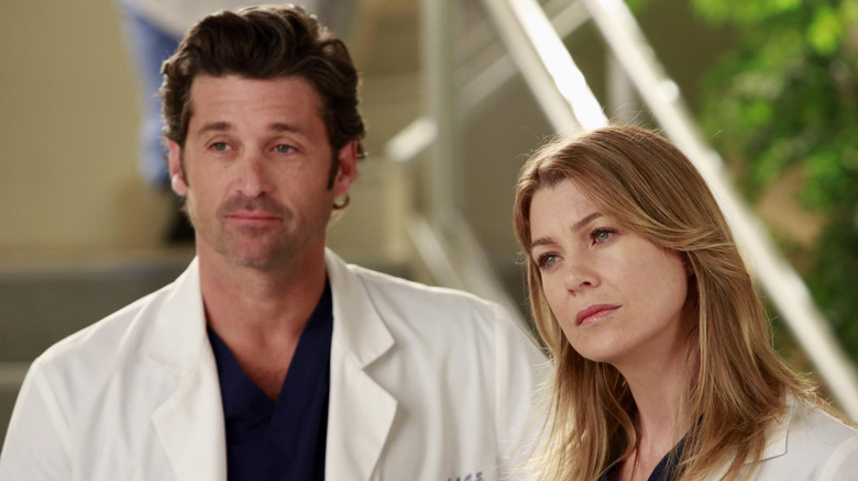 Meredith and Derek consider in "Grey's Anatomy"