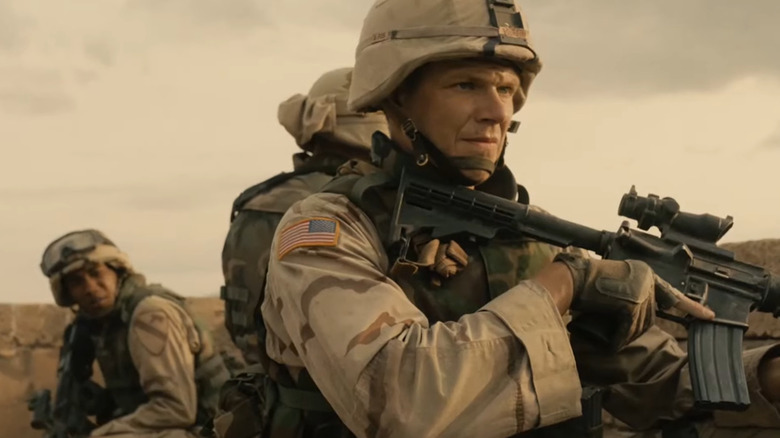 "Generation Kill" soldiers with guns
