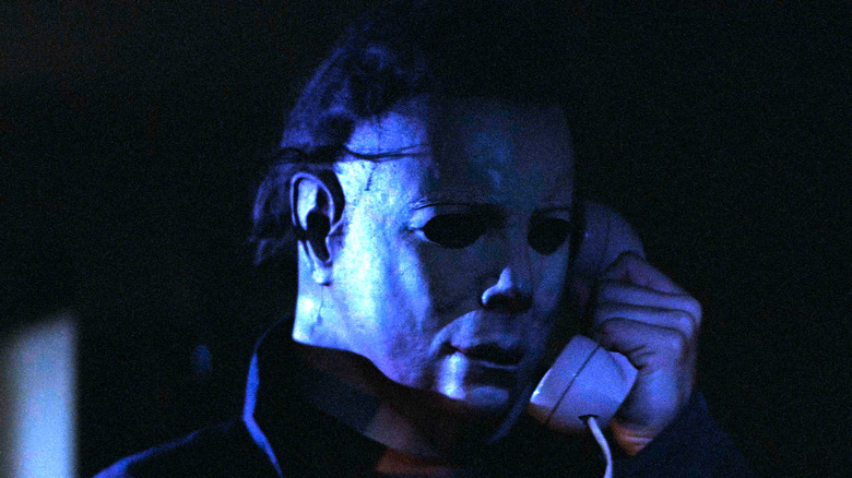 Myers on phone